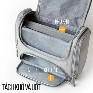 Túi Đựng Mỹ Phẩm Ngăn Chống Thấm Nước Vải Dày Đồ Vệ Sinh Du Lịch 158.000 VND
