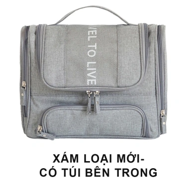 Túi Đựng Mỹ Phẩm Ngăn Chống Thấm Nước Vải Dày Đồ Vệ Sinh Du Lịch 158.000 VND