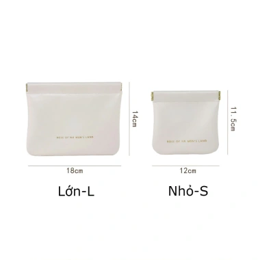 Túi Đựng Mỹ Phẩm Son Môi Tự Động Đóng Mở Tiện Dụng Du Lịch BENTA Giá 32.000₫