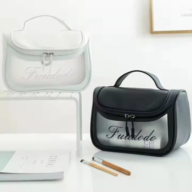 Túi Đựng Mỹ Phẩm Trang Điểm Trong Suốt Có Tay Cầm - JULEP BEAUTY Ưu Đãi 75.000₫