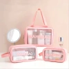 Túi đựng mỹ phẩm trong suốt chống thấm nước Washbag du lịch, giá 19.000₫