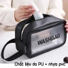 Túi đựng mỹ phẩm trong suốt chống thấm nước Washbag du lịch, giá 19.000₫ 4