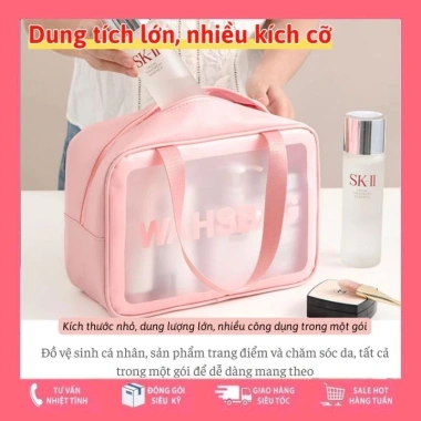 Túi đựng mỹ phẩm Washbag 3 size 3 màu - Chống thấm, tiện lợi, giá chỉ 25.900đ 8