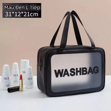 Túi Đựng Mỹ Phẩm Washbag Có Nắp - Đựng Trang Điểm Tiện Lợi, Giá 39.000 VND 4 Túi Đựng Mỹ Phẩm Washbag Có Nắp - Đựng Trang Điểm Tiện Lợi, Giá 39.000 VND 4