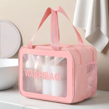 Túi Đựng Mỹ Phẩm Washbag Có Nắp - Đựng Trang Điểm Tiện Lợi, Giá 39.000 VND