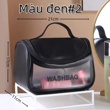 Túi Đựng Mỹ Phẩm Washbag Có Nắp - Đựng Trang Điểm Tiện Lợi, Giá 39.000 VND 7 Túi Đựng Mỹ Phẩm Washbag Có Nắp - Đựng Trang Điểm Tiện Lợi, Giá 39.000 VND 7