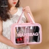 Tụi đựng mỹ phẩm WASHBAG PVC trong suốt 3 size, chống thấm nước, phong cách Hàn Quốc tiện lịch du lịch - 34.200₫ 3