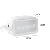 Tụi đựng mỹ phẩm WASHBAG PVC trong suốt 3 size, chống thấm nước, phong cách Hàn Quốc tiện lịch du lịch - 34.200₫ 9