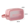 Tụi đựng mỹ phẩm WASHBAG PVC trong suốt 3 size, chống thấm nước, phong cách Hàn Quốc tiện lịch du lịch - 34.200₫ 10