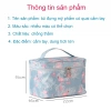 Túi đựng mỹ phẩm xách tay chống thấm nước, sức chứa lớn, họa tiết dễ thương - 55.000₫ 6