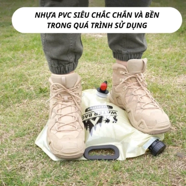 Túi đựng nước 8L gấp gọn du lịch dã ngoại - PVC bì an toàn, giá 69.000₫ 6 Túi đựng nước 8L gấp gọn du lịch dã ngoại - PVC bì an toàn, giá 69.000₫ 6