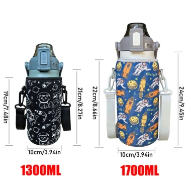 Túi Đựng Nước Neoprene Đa Năng 1.300/1.700ml Có Dây Đeo Cách Nhiệt Du Lịch Biển