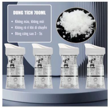 Túi đựng nước tiểu nôn ói khẩn cấp 700ml tiện dụng trên xe, giá 7.546 VND 3