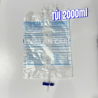 Túi Đựng Nước Tiểu Van Chữ T 1.000ml-2.000ml - Tiện Lợi, An Toàn, Tái Sử Dụng, 25.000₫ 2