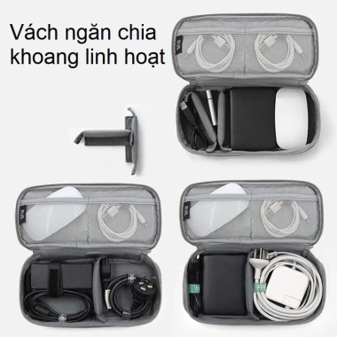 Túi đựng phụ kiện Baona BN‑B002 TT95 Đựng cáp, sạc, pin dự phòng, chuột máy tính, giá 99.000 VND