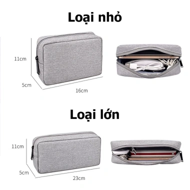 Túi đựng phụ kiện chống sốc, ngăn – Hộp sạc dự phòng, tai nghe, chỉ 49.000₫ 8