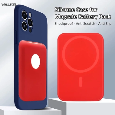 Túi đựng pin sạc dự phòng silicon mềm chống trầy xước cho sạc không dây Apple 116k 8
