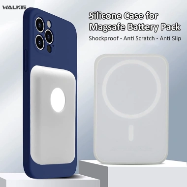Túi đựng pin sạc dự phòng silicon mềm chống trầy xước cho sạc không dây Apple 116k 9