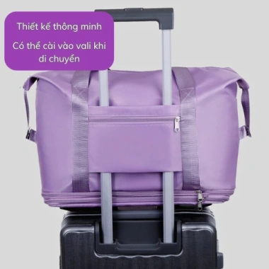 Túi đựng quần áo 3 tầng gấp gọn, bánh xe kéo, vali siêu nhẹ chống thấm nước 175.000₫ 7