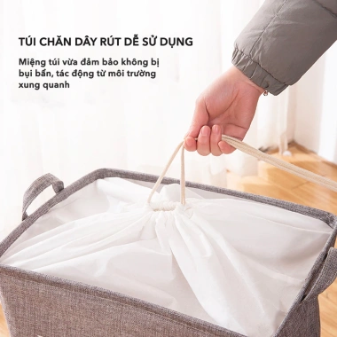 Túi đựng quần áo chăn màn cỡ lớn JYoohome – Vải chống thấm nước, giá 38.000đ