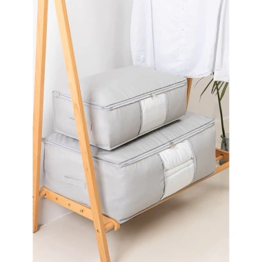 Túi Đựng Quần Áo Cỡ Lớn 88.400 Có Khóa Kéo - Bảo Quản Chăn Ga, Thú Bông, Giá 39.499₫