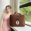 Túi đựng quần áo cỡ lớn vải nỉ hoạ tiết hoạt hình dễ thương cho nữ - Giá 49.999đ 6