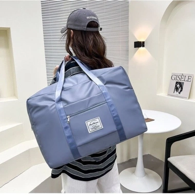 Túi Đựng Quần Áo Du Lịch 2 Tầng Gấp Gọn Vải Oxford Chống Thấm Nước - Giá 95k 2