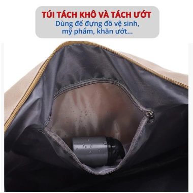 Túi Đựng Quần Áo Du Lịch Ngăn Giày Riêng, Phân Ngăn Tiện Dụng - Giá 159.000 VND