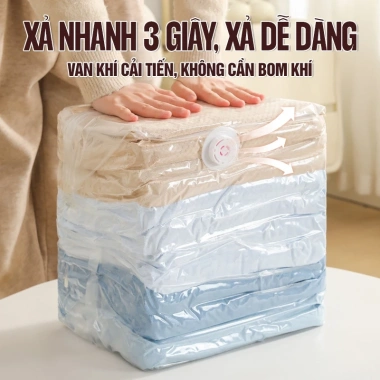Túi Đựng Quần Áo Hút Chân Không CASAV - Không Cần Bơm, Tiết Kiệm Không Gian 23.000₫