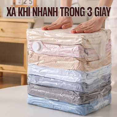 Túi Đựng Quần Áo Hút Chân Không CASAV - Không Cần Bơm, Tiết Kiệm Không Gian 23.000₫