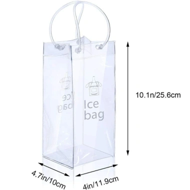 Túi đựng rượu ANDIN, đá làm lạnh PVC, gập lại, chống rò rỉ, di động cắm trại 2