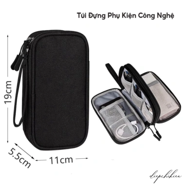 Túi Đựng Sạc, Ổ Cứng, Tai Nghe Vải Chống Thấm - Gọn Nhẹ, Năng Đa | Gadget Pouch V2