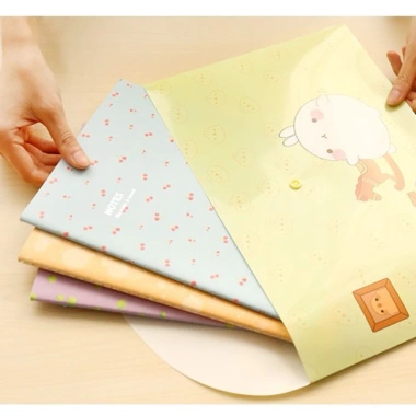 Túi Đựng Tài Liệu A4 Bìa Sơ Mi, Bìa Hồ Sơ Hình Dễ Thương HAPPI - Giá 49.000đ