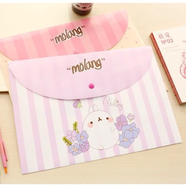 Túi Đựng Tài Liệu A4 Bìa Sơ Mi, Bìa Hồ Sơ Hình Dễ Thương HAPPI - Giá 49.000đ