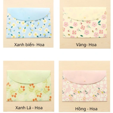 Túi Đựng Tài Liệu A4 Bìa Sơ Mi, Bìa Hồ Sơ Hình Dễ Thương HAPPI - Giá 49.000đ 5 Túi Đựng Tài Liệu A4 Bìa Sơ Mi, Bìa Hồ Sơ Hình Dễ Thương HAPPI - Giá 49.000đ 5