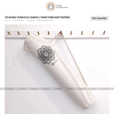 Túi đựng thảm yoga vải canvas và linen thân thiện môi trường - Giá chỉ 59.000đ 5