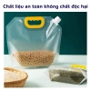 Túi đựng thực phẩm PET trong suốt, tay cầm, nút vặn kín bảo quản ngũ cốc, hạt, gạo, dầu dấm - Giá 15.000 VND 3