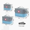 Túi đựng thuốc SHIKICK - Bộ dụng cụ y tế khẩn cấp đa chức năng, dung tích lớn, nhiều lỗ, thích hợp du lịch ngoài trời 2