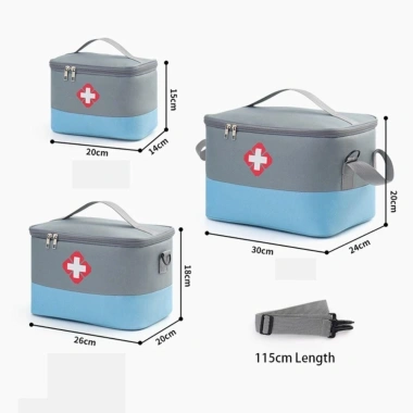 Túi đựng thuốc SHIKICK - Bộ dụng cụ y tế khẩn cấp đa chức năng, dung tích lớn, nhiều lỗ, thích hợp du lịch ngoài trời