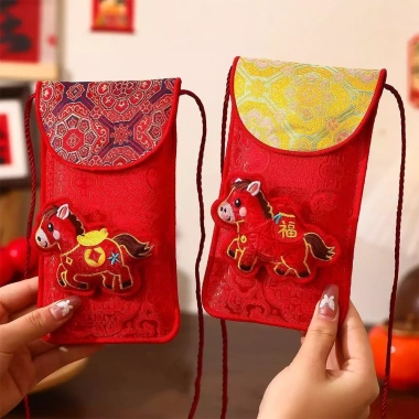 Túi đựng tiền may mắn hoạt hình phong cách Trung Quốc, chỉ 83.710₫ - giảm 20% 6