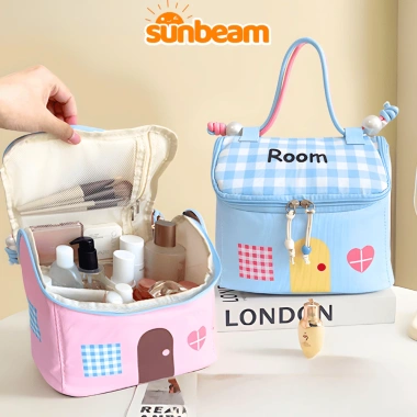Túi Đựng Vệ Sinh Cá Nhân SUNBEAM Quai Xách Chống Thấm Nước – Túi Mỹ Phẩm Du Lịch 104.000₫