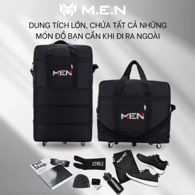 Túi gấp gọn nam nữ 5 bánh xe M.E.N 3 size chịu lực tốt – Giá sốc 250.120₫