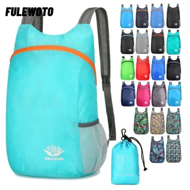 Túi gấp ngoài trời FILEWOTO 20L Siêu nhẹ, chống nước, ba lô gập gọn Giá 75k