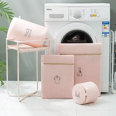 Túi giặt đồ máy giặt 3 lớp cao cấp có khóa kéo - Túi lưới HICKIES bảo vệ quần áo, đồ lót chỉ 18.000đ 3