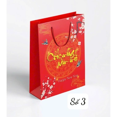 Túi Giấy Chúc Mừng Năm Mới 2.026 - 10 Túi Đựng Quà, Hộp Bánh, Lịch Giá 72.000đ