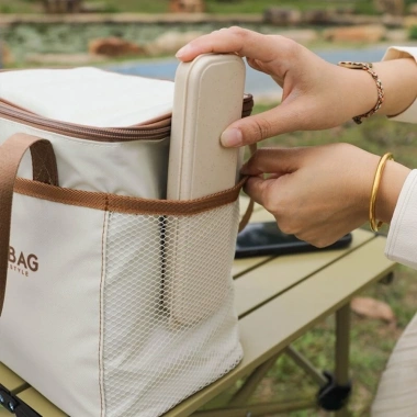 Túi Giữ Nhiệt Đựng Cơm MEAL BAG Cao Cấp Vải Oxford Chống Thấm Nước, Tiện Lợi 6