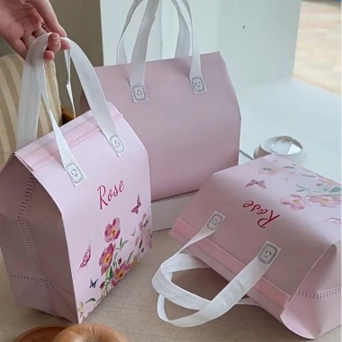 Túi Giữ Nhiệt Quai Xách Cute LILA - Đựng Đồ Ăn Xinh Xắn, Giá 14.999đ