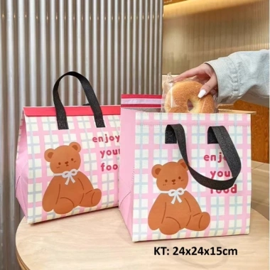 Túi Giữ Nhiệt Quai Xách Cute LILA - Đựng Đồ Ăn Xinh Xắn, Giá 14.999đ 5 Túi Giữ Nhiệt Quai Xách Cute LILA - Đựng Đồ Ăn Xinh Xắn, Giá 14.999đ 5