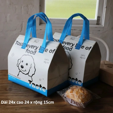 Túi Giữ Nhiệt Quai Xách Cute LILA - Đựng Đồ Ăn Xinh Xắn, Giá 14.999đ