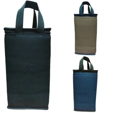 Túi giữ nhiệt vải bố 4 ngăn hộp cơm, dây kéo, 30x16x13 cm - Giá chỉ 54.999đ